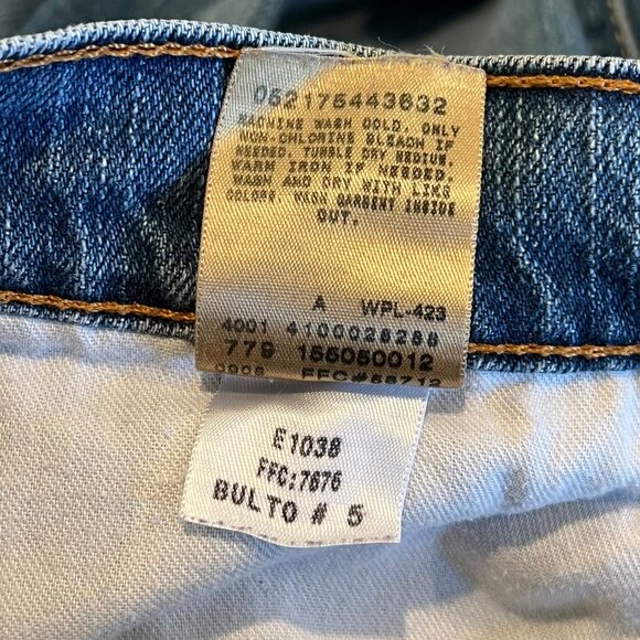 Vintage Levi's 505 Straight Leg Jeans Size 10 Short - Picture 7 of 8